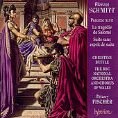 Album artwork for SCHMITT - PSAUME XLVII - LA TRAGEDIE DE SALOME