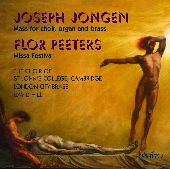 Album artwork for Jongen: Mass for Choir Organ Brass; Peeters / Hill