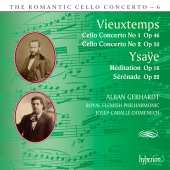 Album artwork for Vieuxtemps: Romantic Cello Concerto Vol.6.