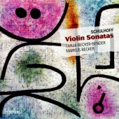 Album artwork for Schulhoff: Violin Sonatas / Becker Bender