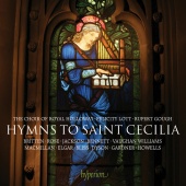 Album artwork for Hymns to Saint Cecilia. Royal Holloway Choir/Gough