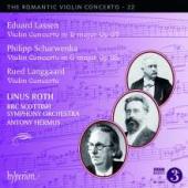 Album artwork for The Romantic Violin Concerto Vol 22 Larsen , Schar