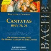 Album artwork for CANTATAS BWV75, 76