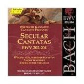 Album artwork for SECULAR CANTATAS BWV202-204