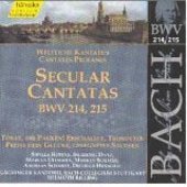 Album artwork for SECULAR CANTATAS BWV 214 & 215