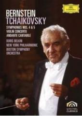 Album artwork for Tchaikovsky: Symphonies No. 4 & 5 / Bernstein