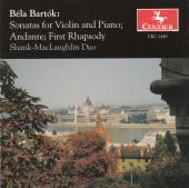 Album artwork for Bartok: Violin Sonatas / Shank-MacLaughlin