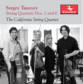 Album artwork for Taneyev: String Quartets Nos. 2 & 6