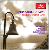 Album artwork for David: The Persistence of Song - Works for Solo Vo