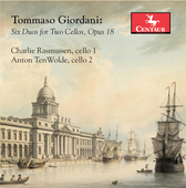 Album artwork for Tommaso Giordani: Six Duos for Two Cellos, Opus 18