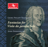 Album artwork for Telemann: Fantasias for Viola da gamba Solo