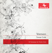 Album artwork for Telemann: 12 Fantasias for Solo Violin