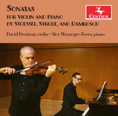 Album artwork for Stoessel - Strube - Damrosch: Sonatas for Violin &
