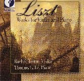 Album artwork for LISZT - VIOLIN AND PIANO  (Barton)