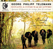 Album artwork for Telemann: Quintets & Quartets for Strings, Flute