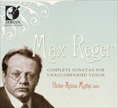 Album artwork for Reger: Solo Violin Sonatas Op. 91 (Mathe)