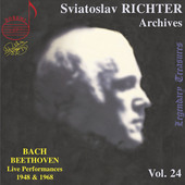 Album artwork for Richter Archives, Vol. 24: Bach & Beethoven (Live)