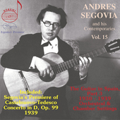 Album artwork for Segovia and his Contemporaries Vol.15