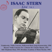 Album artwork for Isaac Stern Live, Vol. 1