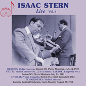 Album artwork for Isaac Stern Live, Vol. 4