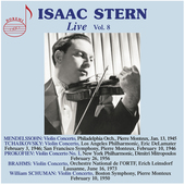 Album artwork for Isaac Stern Live, Vol. 8