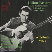 Album artwork for Julian Bream Live Performances & Broadcasts, Vol. 