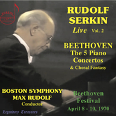 Album artwork for Rudolf Serkin Live, Vol. 2