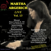 Album artwork for Martha Argerich Live, Vol. 13