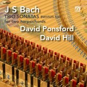 Album artwork for Bach: Trio Sonatas, BWV 525-530 for two harpsichor