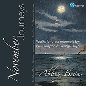 Album artwork for November Journeys: Works for brass ensemble by Pau