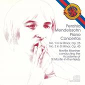 Album artwork for Mendelssohn: Piano Concertos 1 & 2 / Perahia