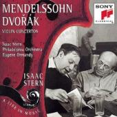 Album artwork for ISAAC STERN: Dvorak & Mendelssohn Concertos