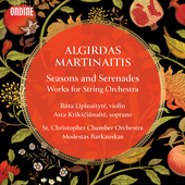 Album artwork for Algirdas Martinaitis: Seasons and Serenades - Work