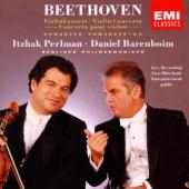 Album artwork for Beethoven: Violin Concerto / Perlman, Barenboim