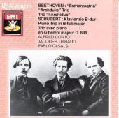 Album artwork for Beethoven & Schubert: Trios / Cortot, Casals, Thib