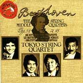 Album artwork for Beethoven: The Middle String Quartets