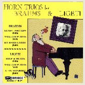 Album artwork for Horn Trios By Brahms & Ligeti