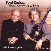 Album artwork for Ruders: Guitar Concertos & Solos (Starobin)