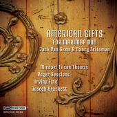 Album artwork for AMERICAN GIFTS FOR MARIMBA DUO