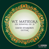 Album artwork for Matiegka: Six Sonatas, Op. 31