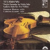 Album artwork for Telemann: Twelve Fantasias (Manze, Balding)