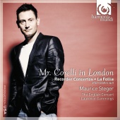 Album artwork for Corelli: Mr Corelli in London, Recorder Concertos