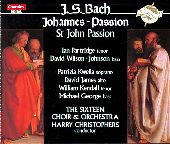 Album artwork for BACH: ST JOHN PASSION