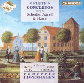 Album artwork for Scheibe/Hasse/Agrell: Flute Concertos