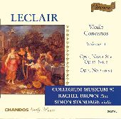 Album artwork for LECLAIR: VIOLIN CONCERTOS, VOL.2