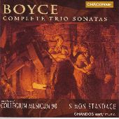 Album artwork for BOYCE - TRIO SONATAS