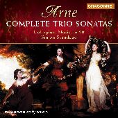 Album artwork for Arne: Complete Trio Sonatas (Standage)