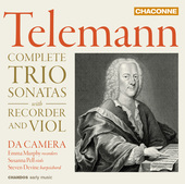 Album artwork for Telemann: Complete Trio Sonatas with Recorder & Vi