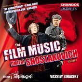 Album artwork for FILM MUSIC OF DIMITRI SCHOSTAKOVICH, VOL.1