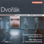 Album artwork for Dvorak: Piano Concerto, Violin Concerto / Noseda